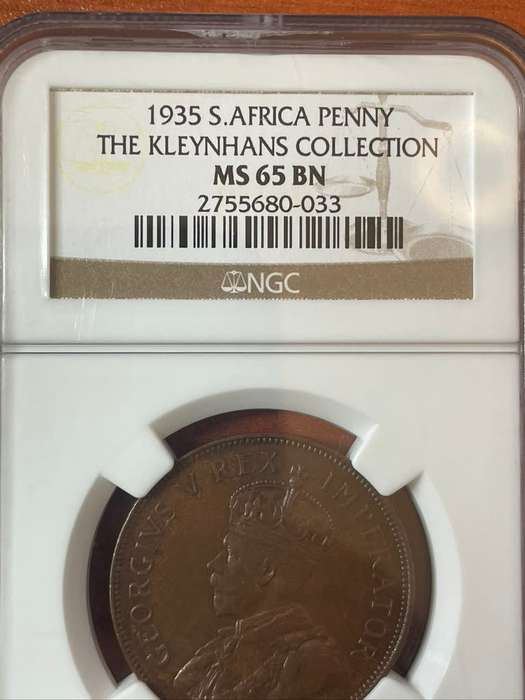 1935  ***  Penny  ***  MS65BN   ***  Second Highest, only 5 coins better