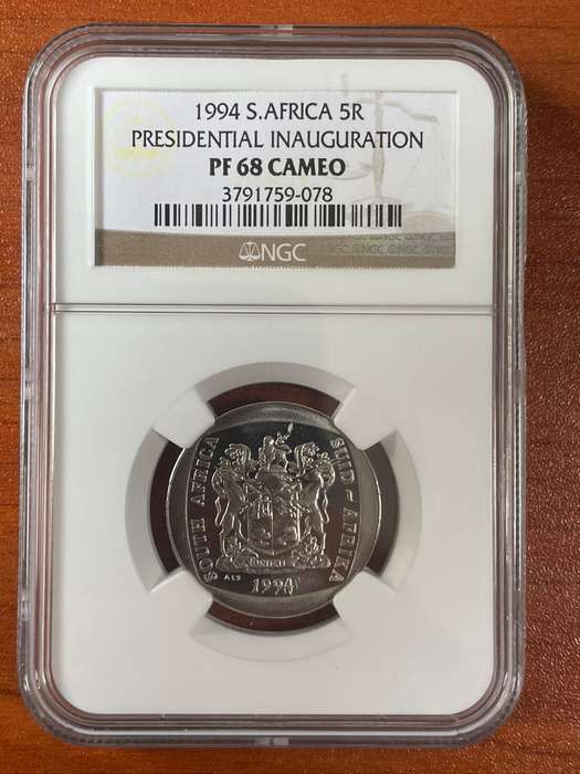 1994 *** R5 ***Inauguration *** PF68 cameo *** Cameos are harder to find