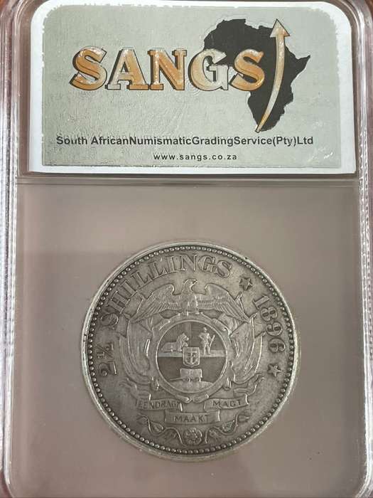 1896 *** 2 1/2 Shilling *** VF25 *** ZAR on the rise