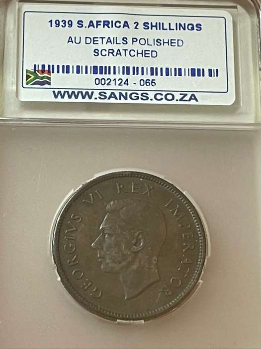 1939 2 shilling coin AU details