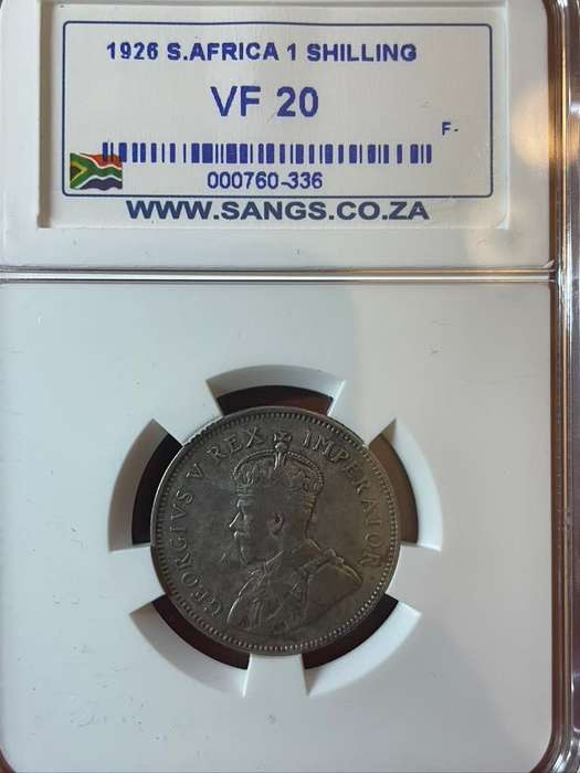 1926 shilling in VF20 condition - seldom offered
