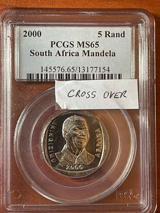 2000 Mandela Smiley MS65 PCGS Slab