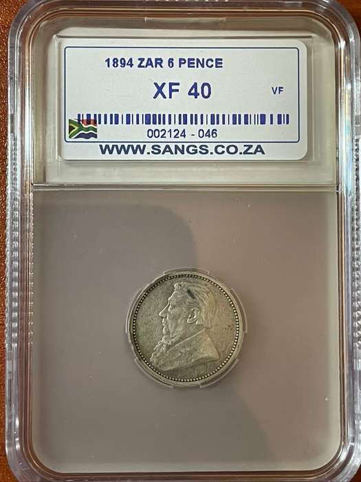1894 6P XF40 - Key Date Silver Coin