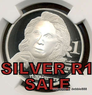 SILVER 1 RAND SALE !!!!!***2010 NADINE GORDIMER Nobel Laureate -PF69 Ultra Cameo !!! 2nd Highest
