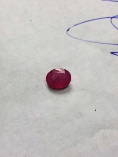 Natural 1.16 Ct Red pink Ruby