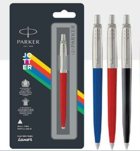 Parker Jotter Standard Ball Pen -BLUE INK - AVAILABE IN 4 COLORS