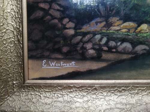 Beautifully framed E. Wentworth original.