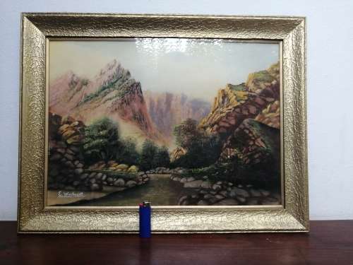 Beautifully framed E. Wentworth original.