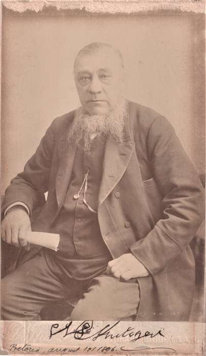 Signed Studio Photograph of President S.J.P. (Paul) Kruger