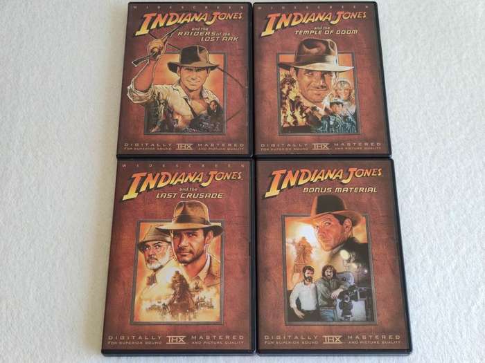 The Adventures Of Indiana Jones - The Complete DVD Movie Collection