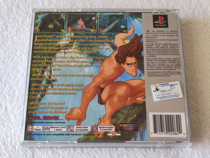 Disney`s Tarzan - PS1 / Playstation One Game (PAL)