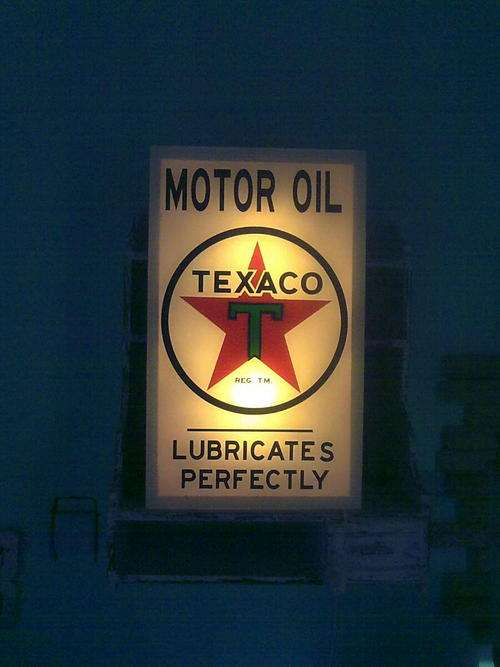 Texaco Light Box( One of a kind)