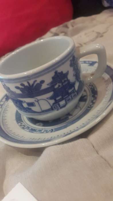 blue and white duo
