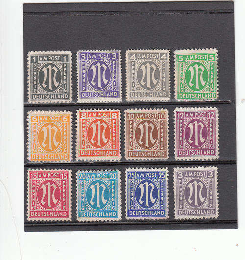 Germany part sets , M/H      ( 4 scans )