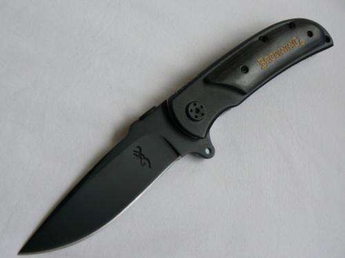 Browning Quality Pocket knife in BLACK Limited Edition