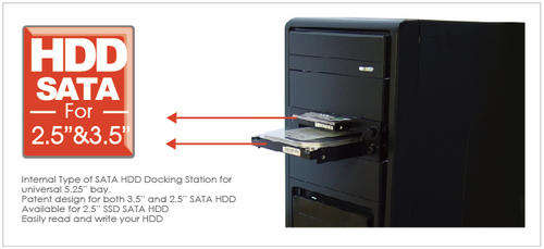*NEW* GreenPower Internal SATA Docking Station (2.5"&3.5") For all PC Users !!