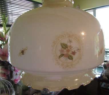 Vintage Hanging Opaque Glass Ceiling Light