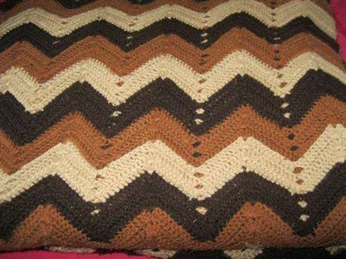 Pair of Vintage Crotched Throws suitable for Single Beds