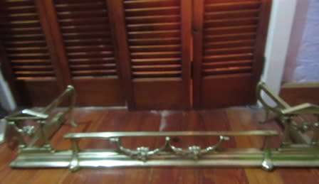 Brass Fire Surround Ornate Design