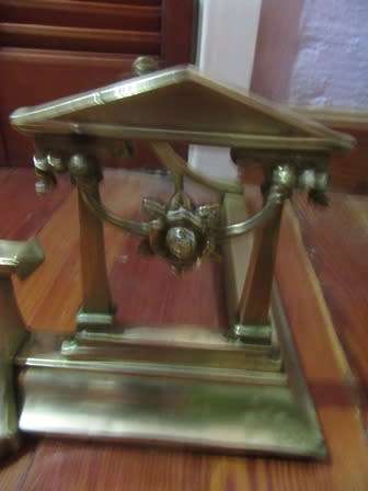Brass Fire Surround Ornate Design
