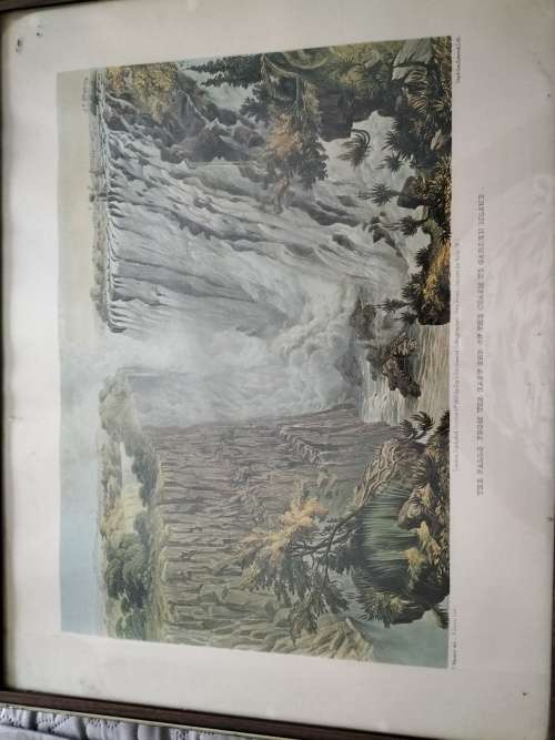 Set of 4 Thomas Baines Lithographs of The Victoria Falls