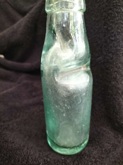W.Daly Antique Bottle with Marble Top