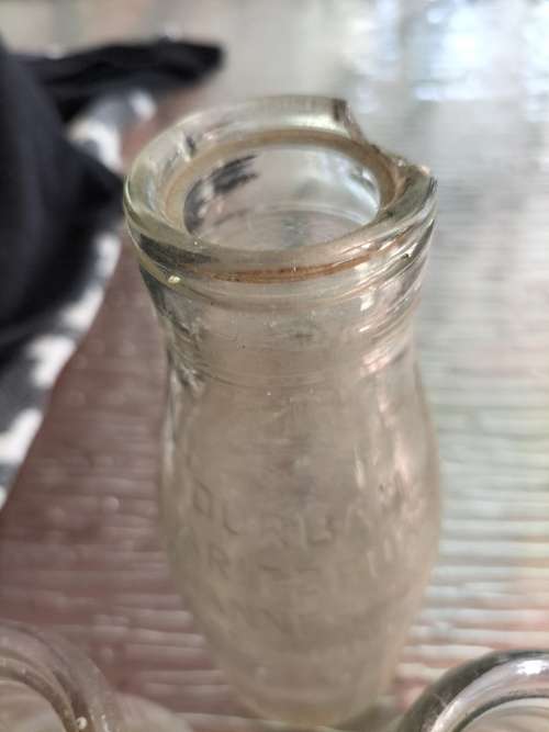 Group of Vintage Milk  Bottles  1Pint and Half Pint