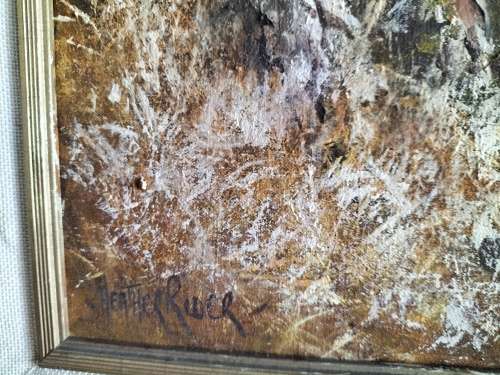 Painting of a landscape by well known SA Artist Heather Rider