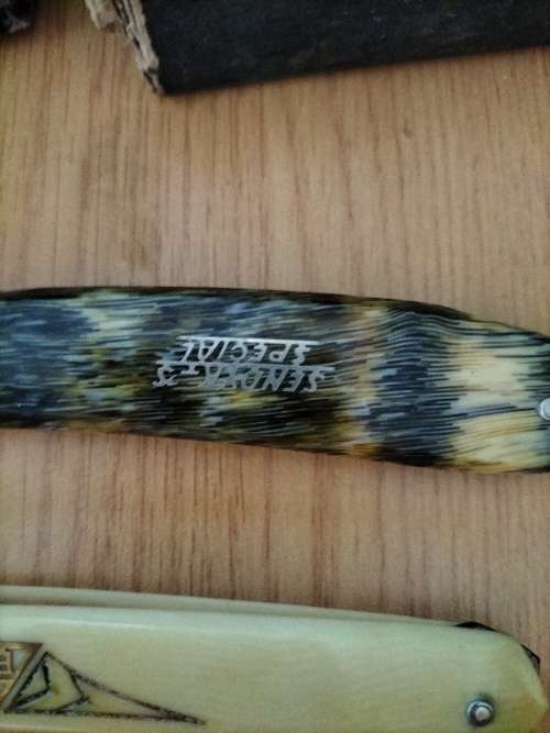 Pair of Antique Straight Cut Razors