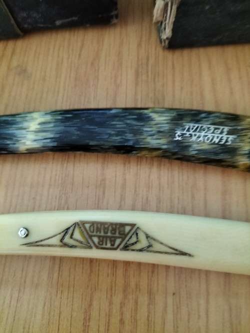 Pair of Antique Straight Cut Razors