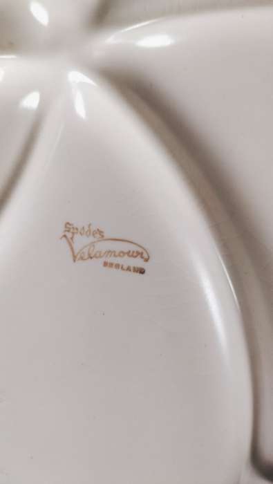 Art Deco Spode Velamour Snack Platter