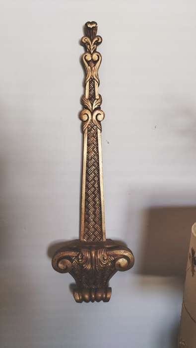 Hollywood Regency Style Plate Holder