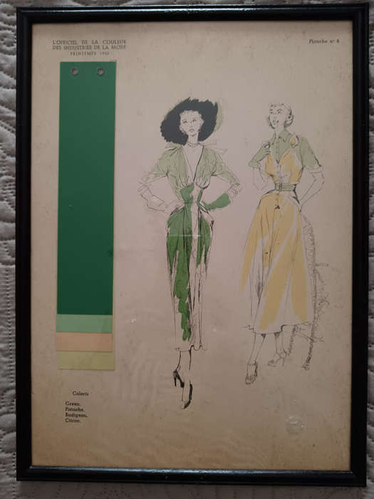 L`Officiel De La Couleur Framed Fashion Prints