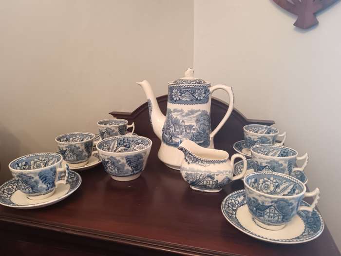 Wood & Sons  Coffee Set - Woodlands Pattern C1950
