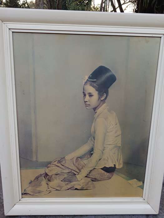 Gerald Kelly C1960 Framed Print of Princess Saw Ohn Nyan