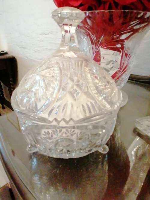 Crystal Compote Candy Dish