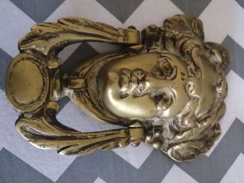 Brass Sun Godess Door Knocker