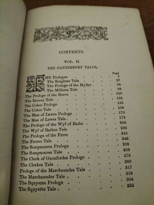 Chaucer`s Poetical Works R Morris Vol 1&11
