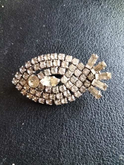 Crystal Brooch