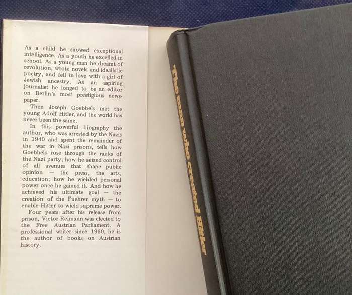 The Man who created Hitler. Hardcover by Viktor Reimann