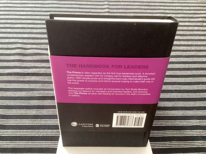 Machiavelli. THE PRINCE by Niccolo Machiavelli. A Capstone Original Classic.