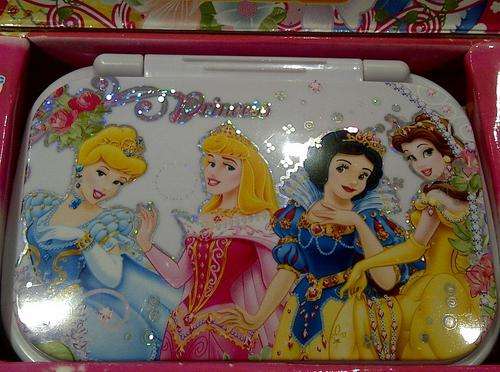 PRINCESS BABY LAPTOP! SNOW WHITE, CINDERELLA, SLEEPING BEAUTY!!