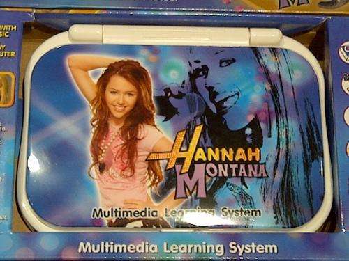 HANNAH MONTANA BABY LAPTOP - INTELLIGENT LEARNING GAME PLUS FREE BACKPACK!!! GRAB IT!!!