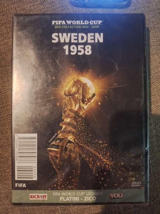 Movies DVD Sweden 1958 Fifa World Cup