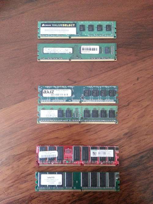 Lot of 8GB Memory DDR3,DDR2 and older. In working order.