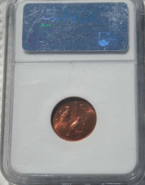 1965 ONE CENT ENGLISH NGC GRADED PF 64 RB 24988 MINTED
