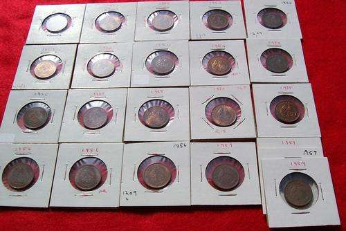 22 QUATER PENNIES FROM THE 50'S ON BID TAKES ALL