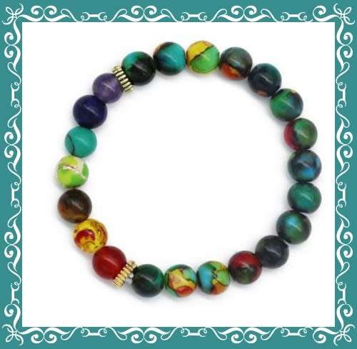 Stunning Chakra energy, healing, balance, passion and luck bracelet