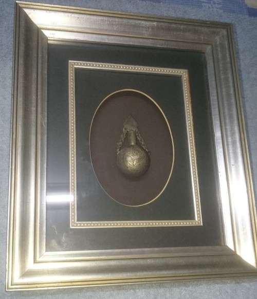 Antique Opium Flasks - Framed (Set of 2)