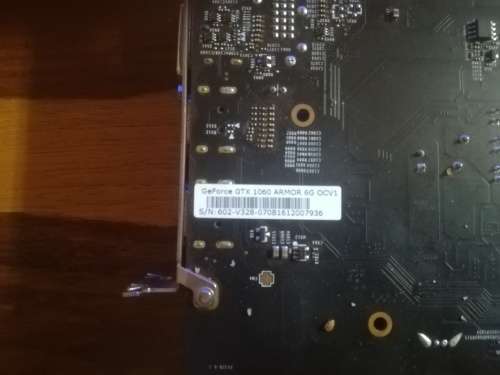 MSI GTX 1060 6GB OCV1 Graphics card